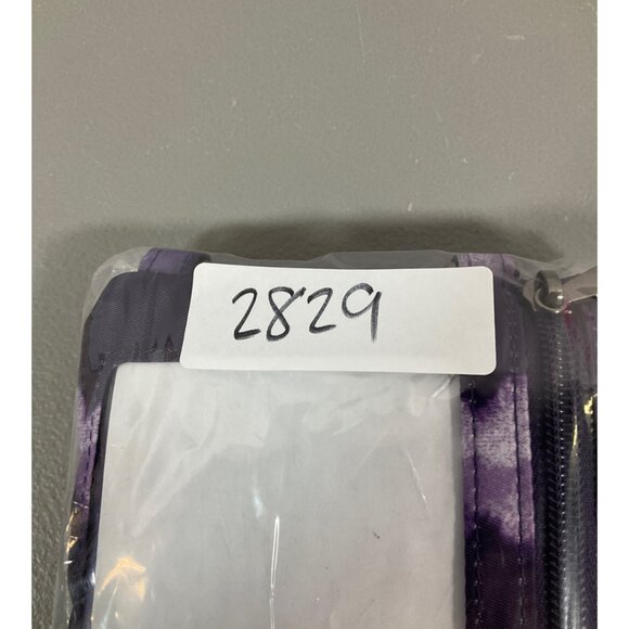 Lug Peekaboo Shibori Purple Crossbody Phone Pouch - Unisex, Zipper Closure, Styl - Picture 7 of 7